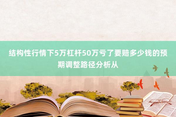 结构性行情下5万杠杆50万亏了要赔多少钱的预期调整路径分析从