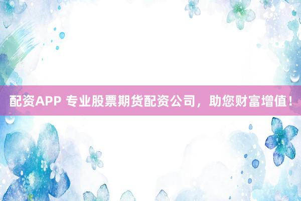 配资APP 专业股票期货配资公司，助您财富增值！